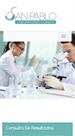 Mobile Screenshot of laboratoriosanpablo.com